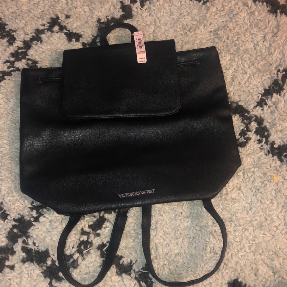Black backpack Victoria’s Secret purse